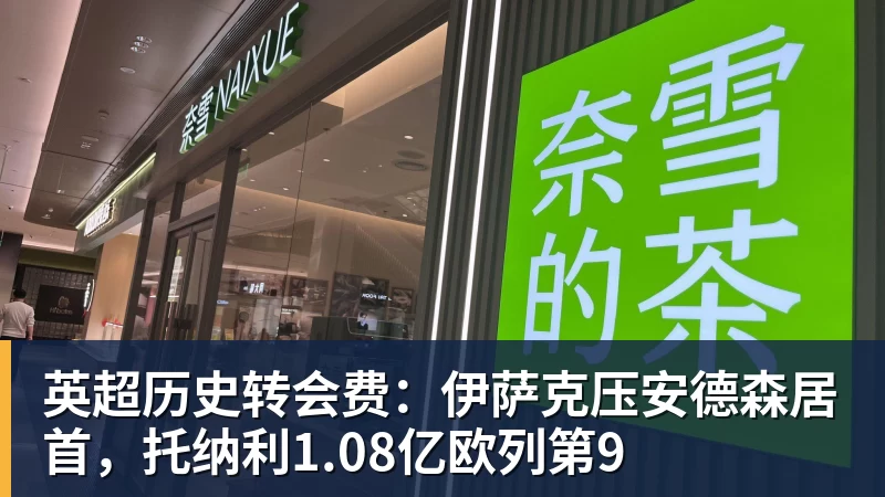 尊龙凯时英超历史转会费：伊萨克压安德森居首，托纳利1.08亿欧列第9